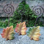 Leaf Placecard Holders at   ‚ £2.55 Each
