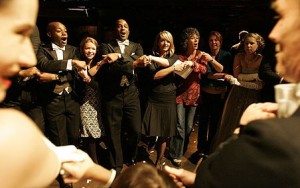 Singing Auld Lang Syne